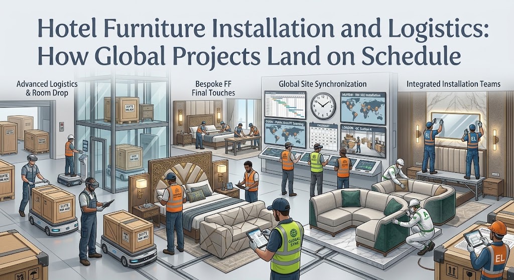 Hotel Furniture Installation and Logistics: How Global Projects Land on Schedule